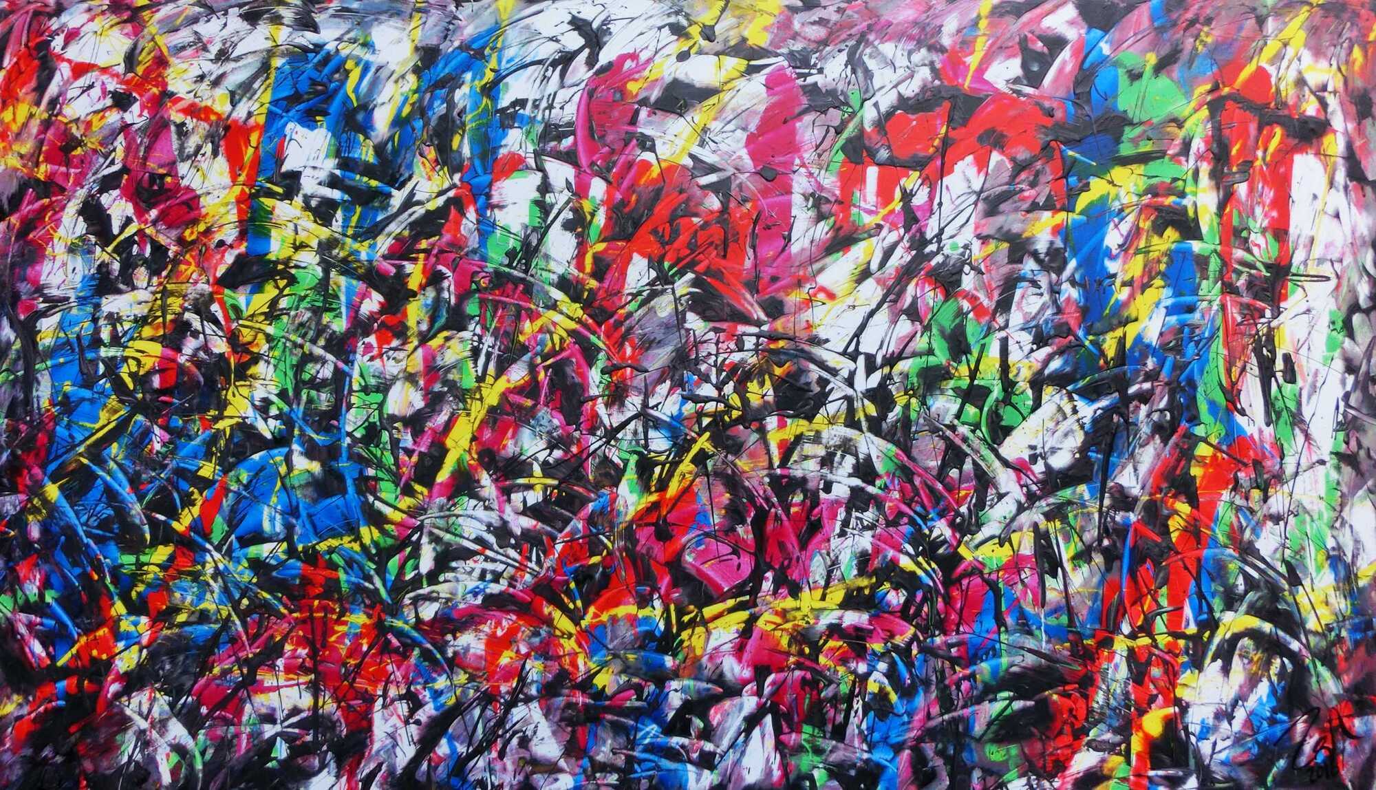 Abstract original No. 587 by Alex Zerr