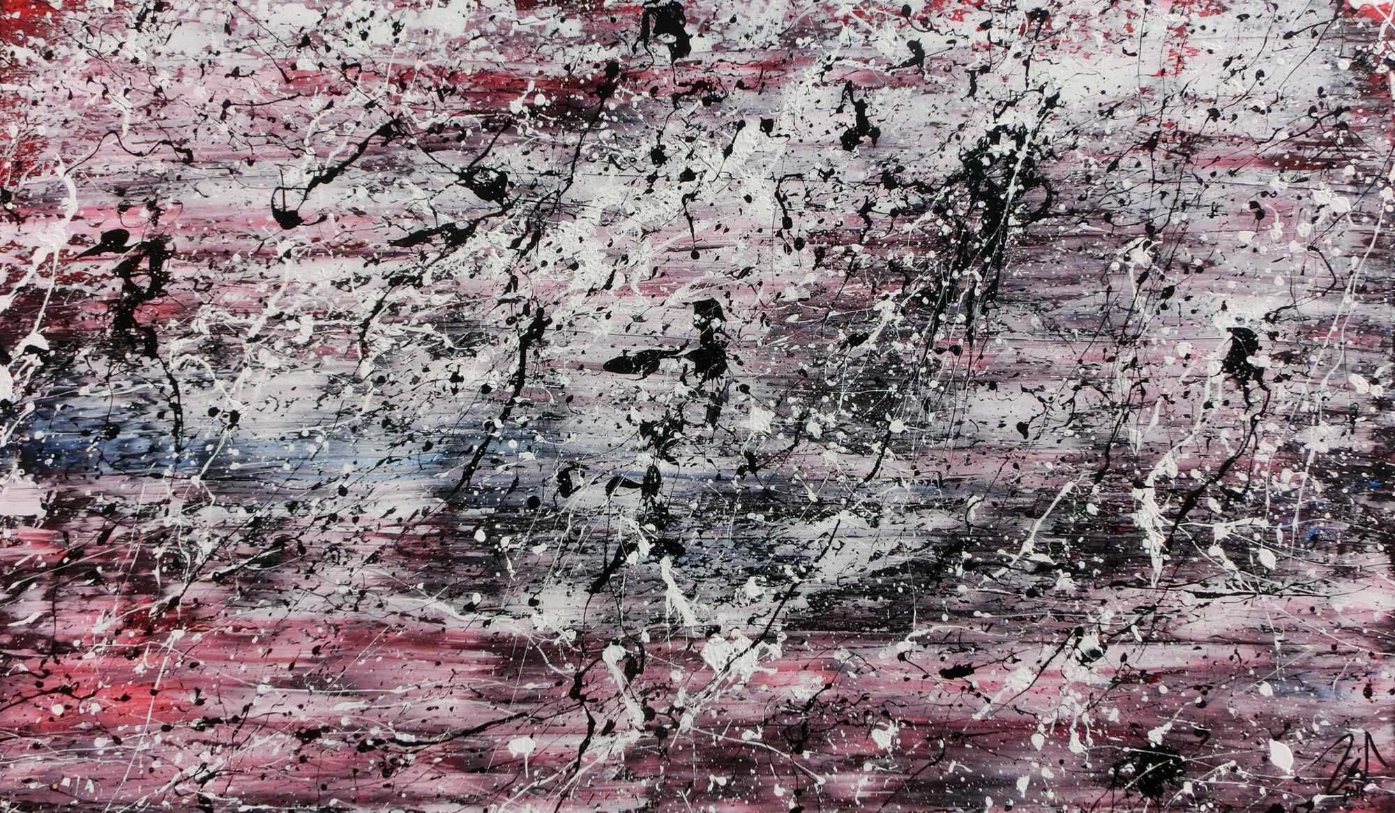 Abstraktes Original Nr. 590 von Alex Zerr