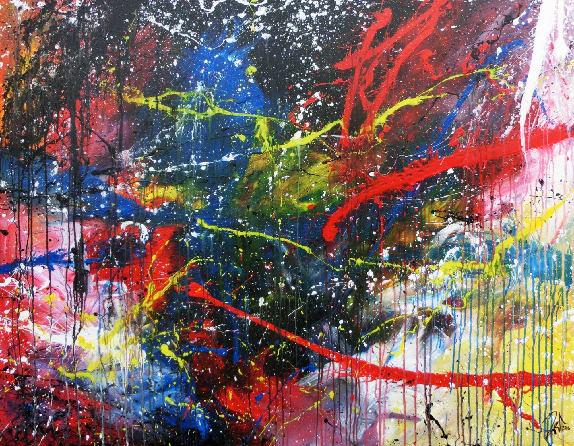 Abstract original No. 661 by Alex Zerr