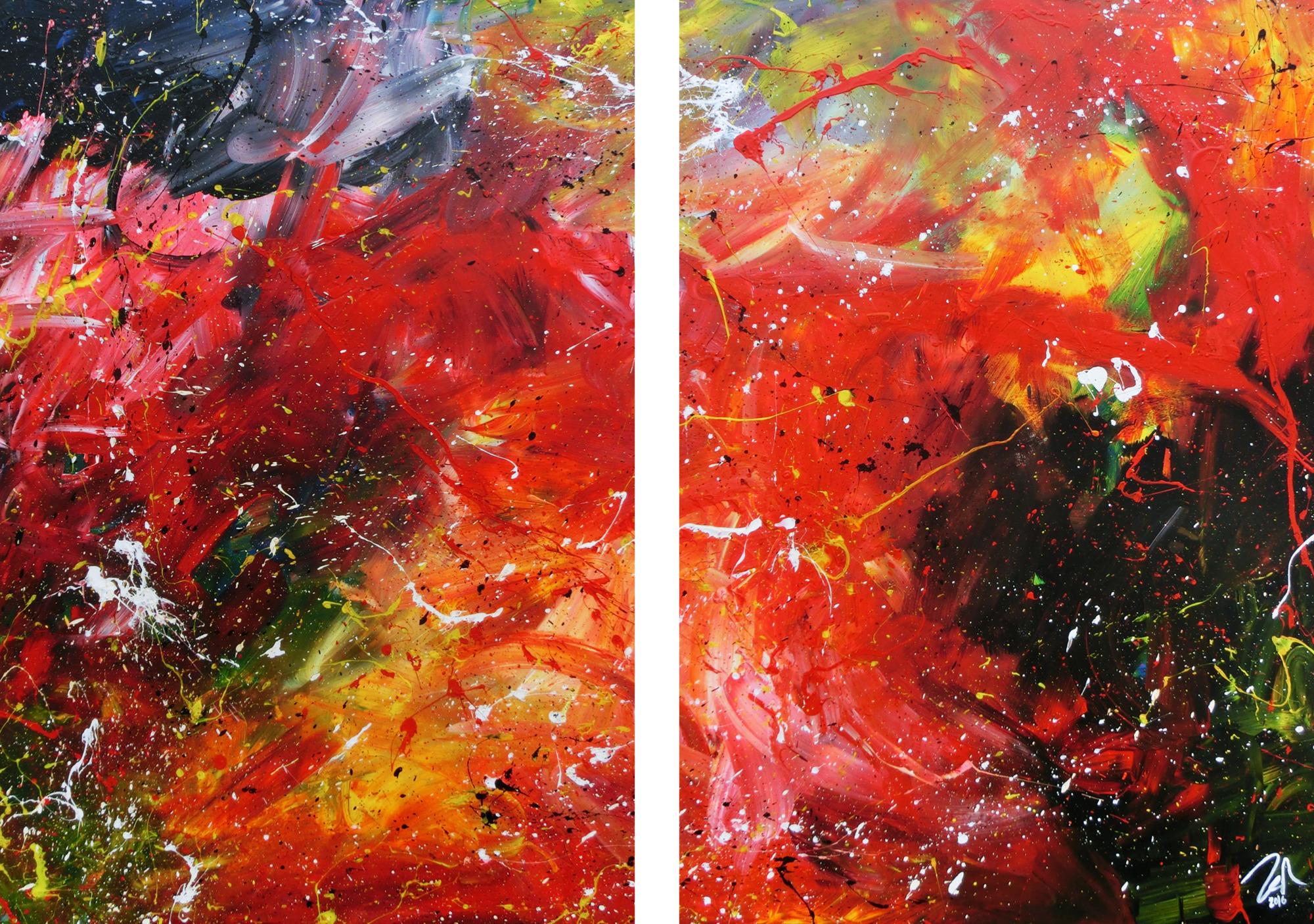 Abstract original No. 672 by Alex Zerr