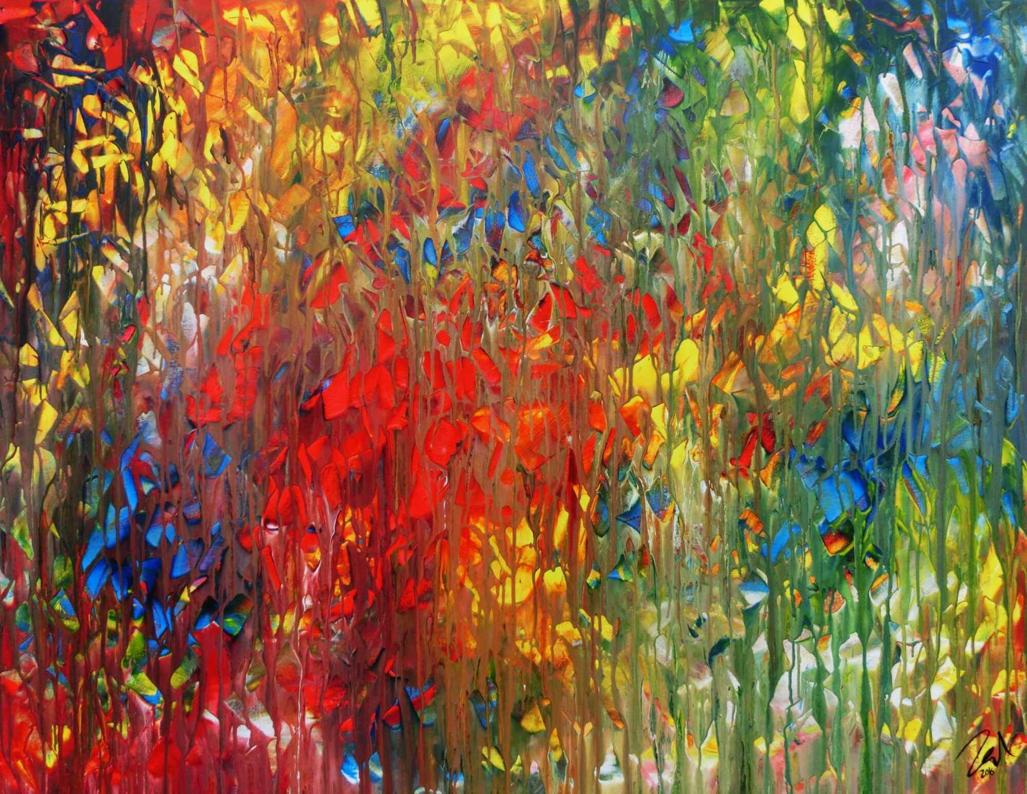 Abstract original No. 674 by Alex Zerr