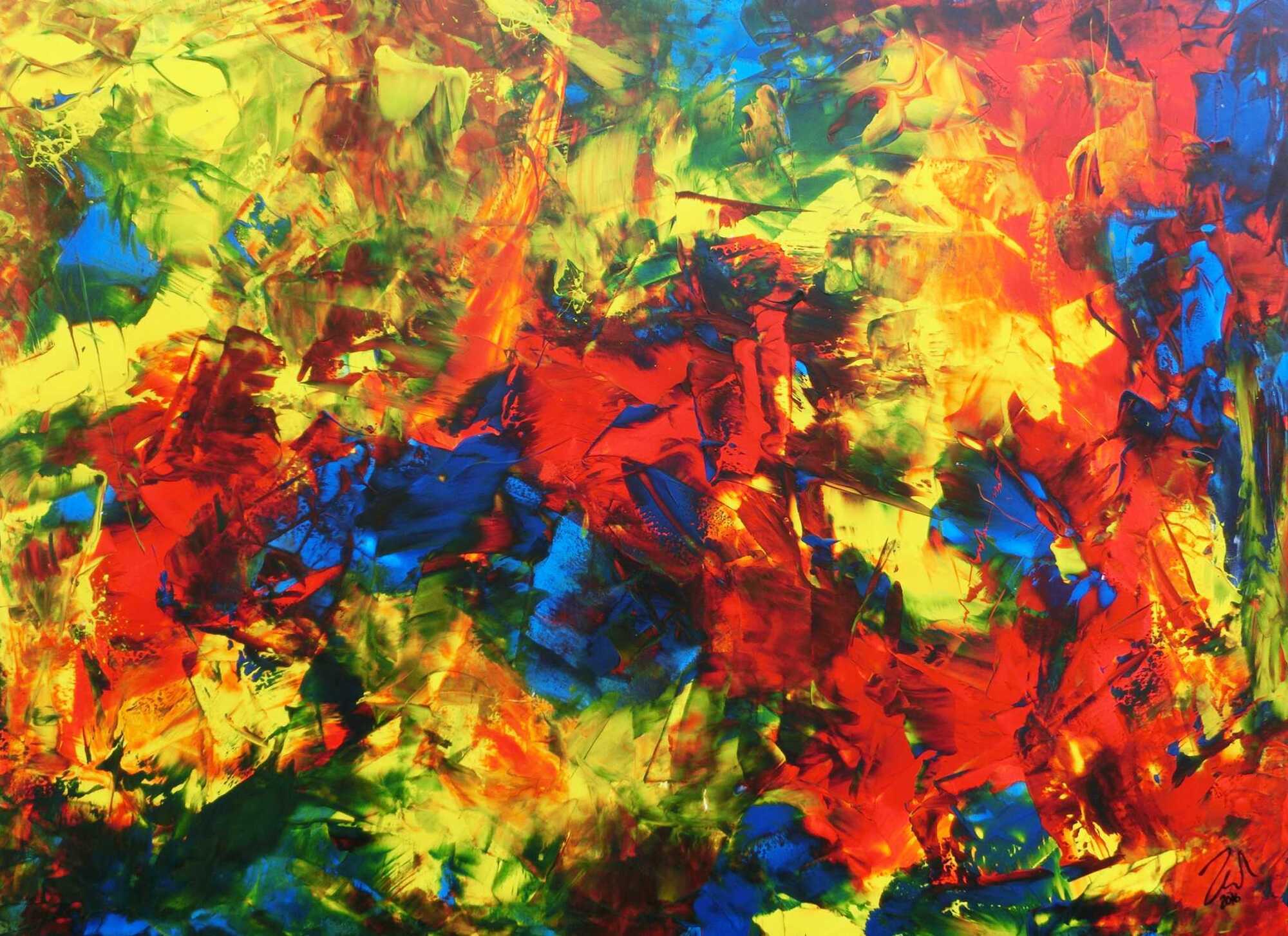 Abstract original No. 690 by Alex Zerr