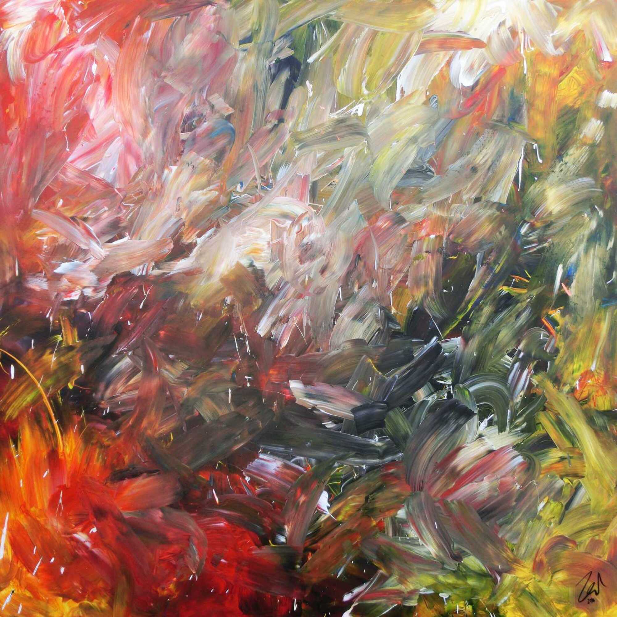 Abstraktes Original Nr. 704 von Alex Zerr