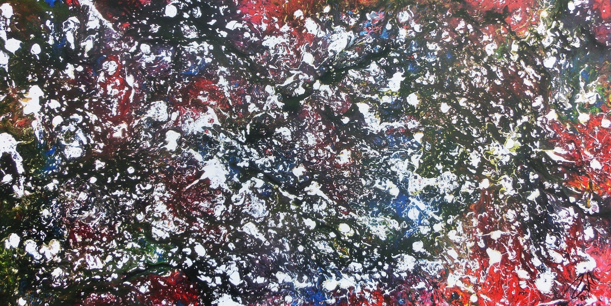 Abstraktes Original Nr. 705 von Alex Zerr