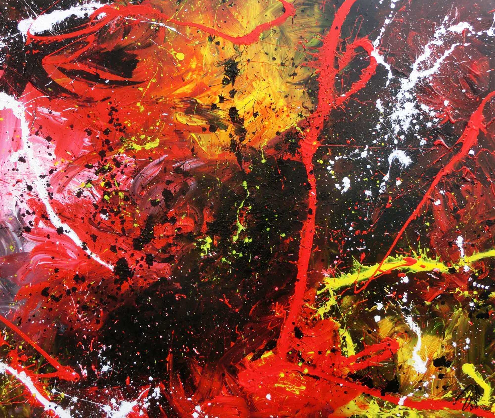 Abstraktes Original Nr. 715 von Alex Zerr