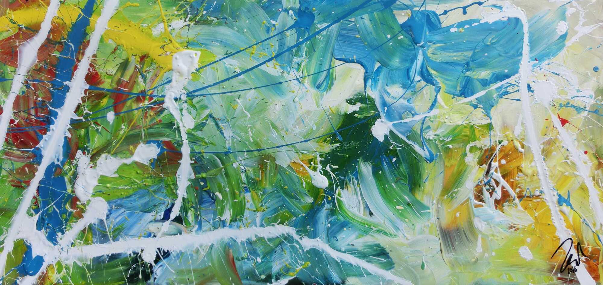 Abstraktes Original Nr. 717 von Alex Zerr