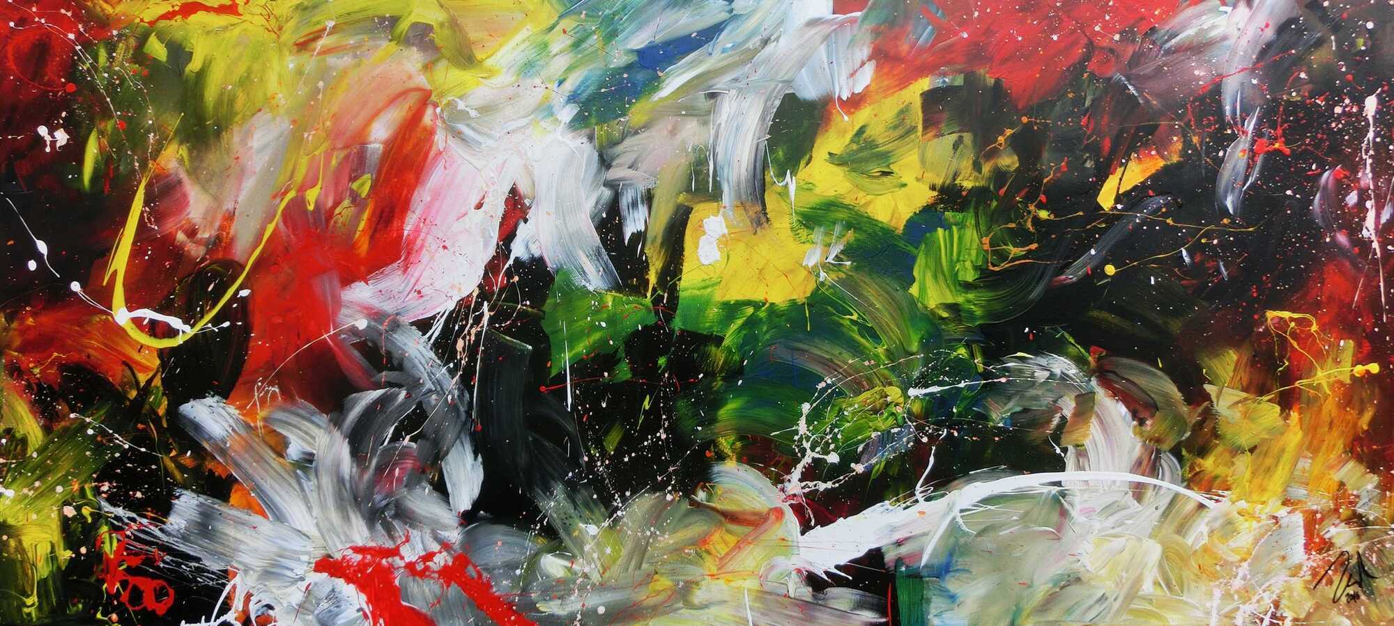 Abstraktes Original Nr. 721 von Alex Zerr