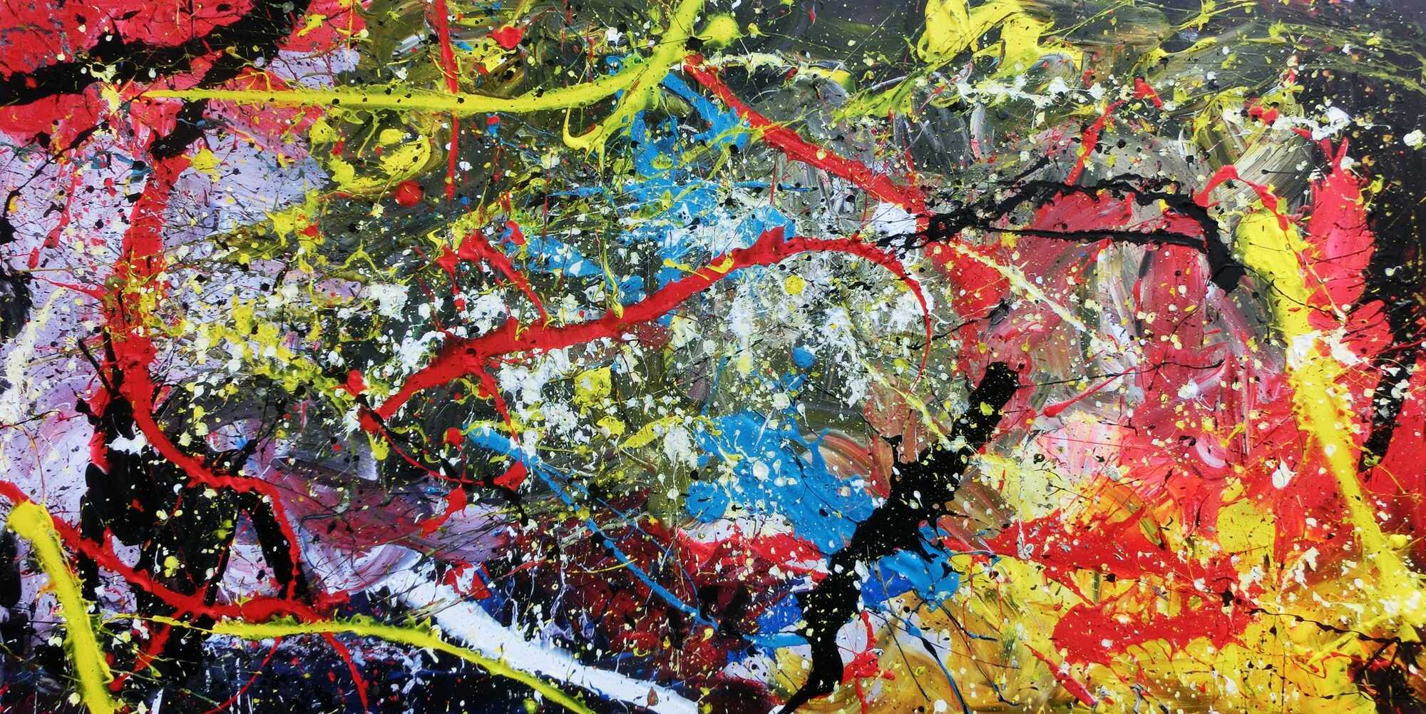 Abstraktes Original Nr. 722 von Alex Zerr