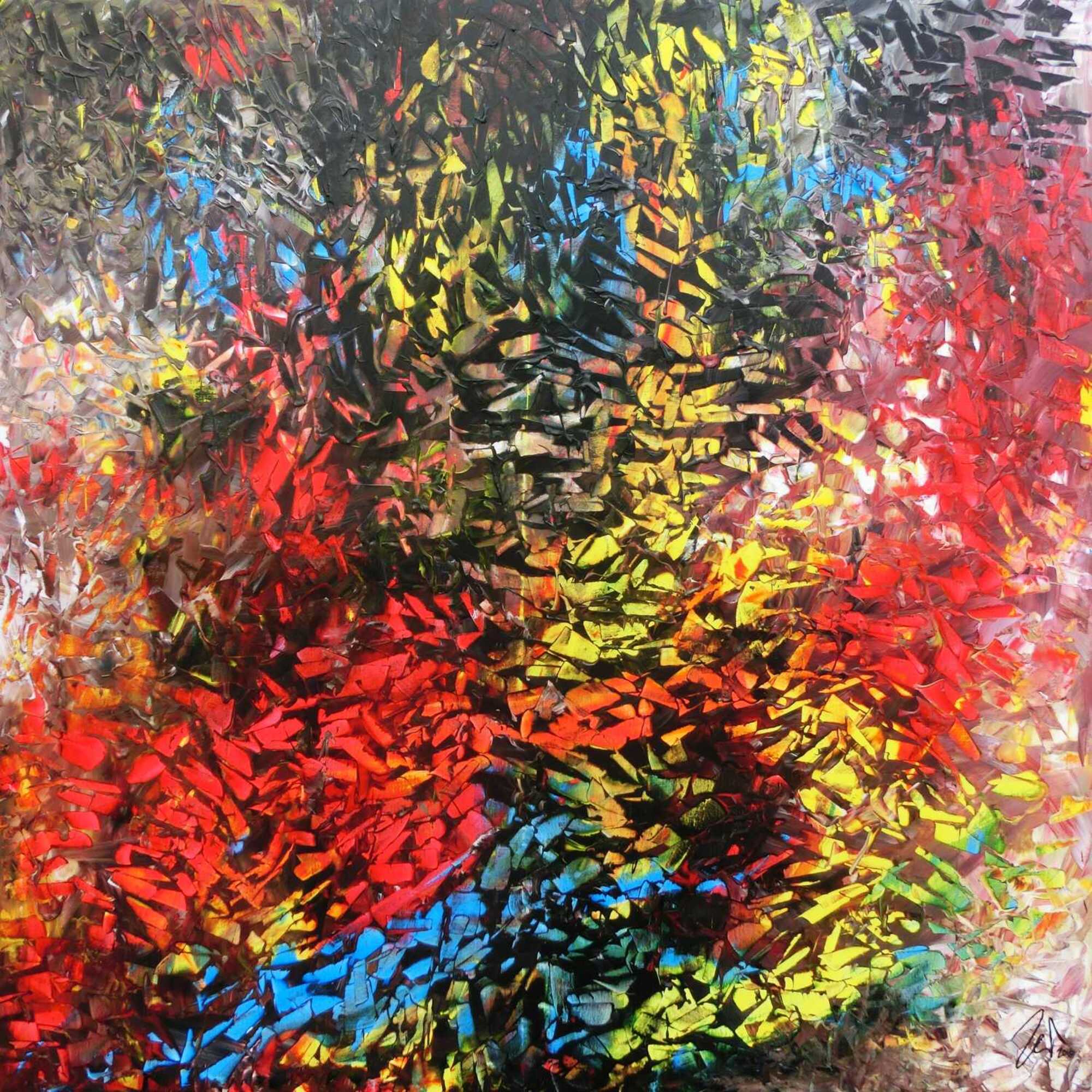 Abstraktes Original Nr. 726 von Alex Zerr