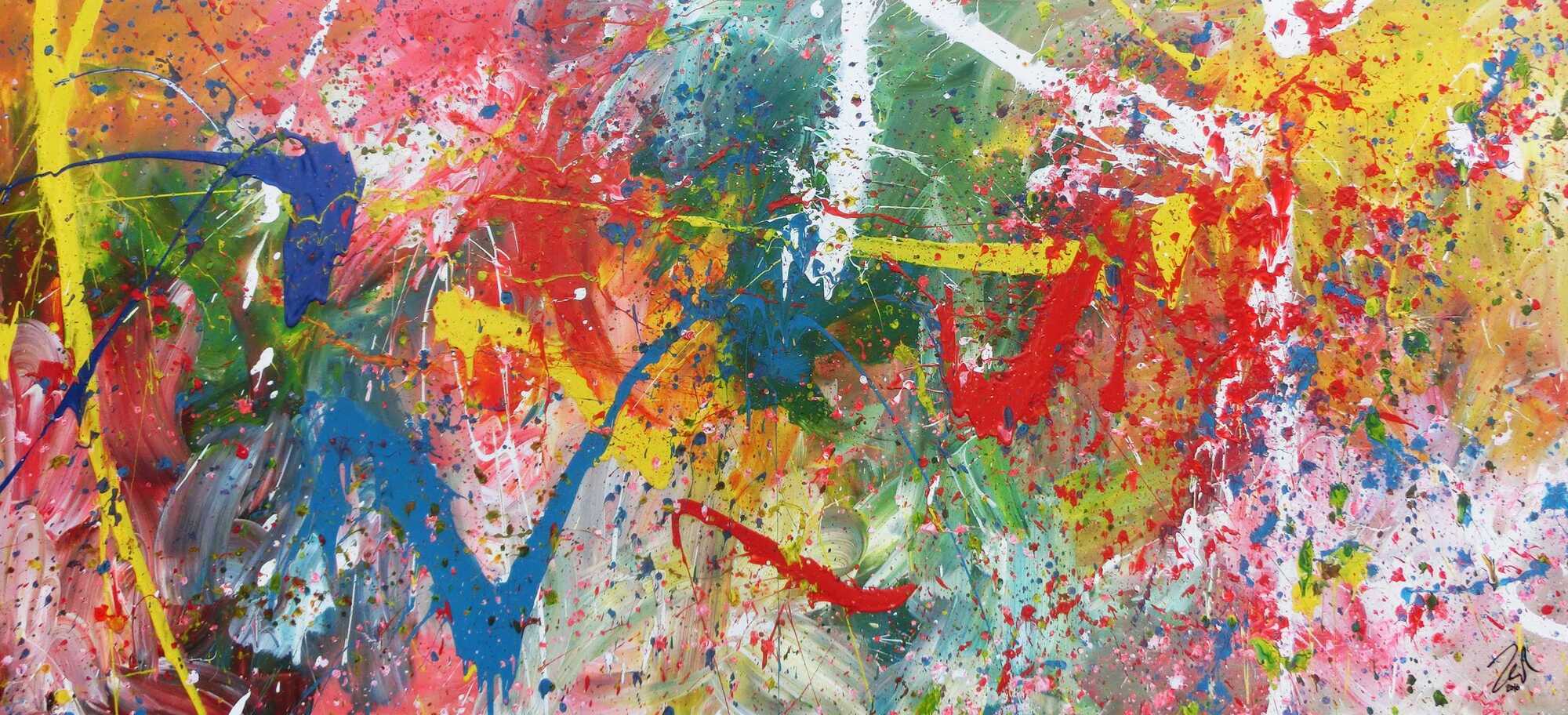 Abstraktes Original Nr. 727 von Alex Zerr