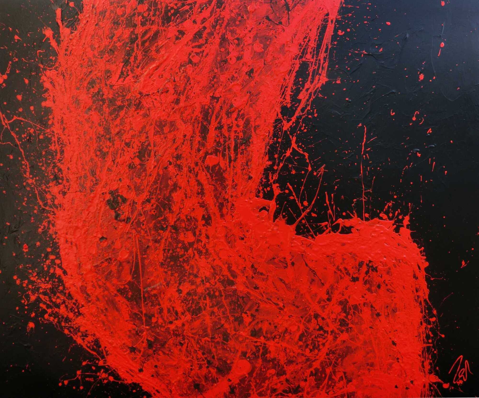 Abstraktes Original Nr. 762 von Alex Zerr