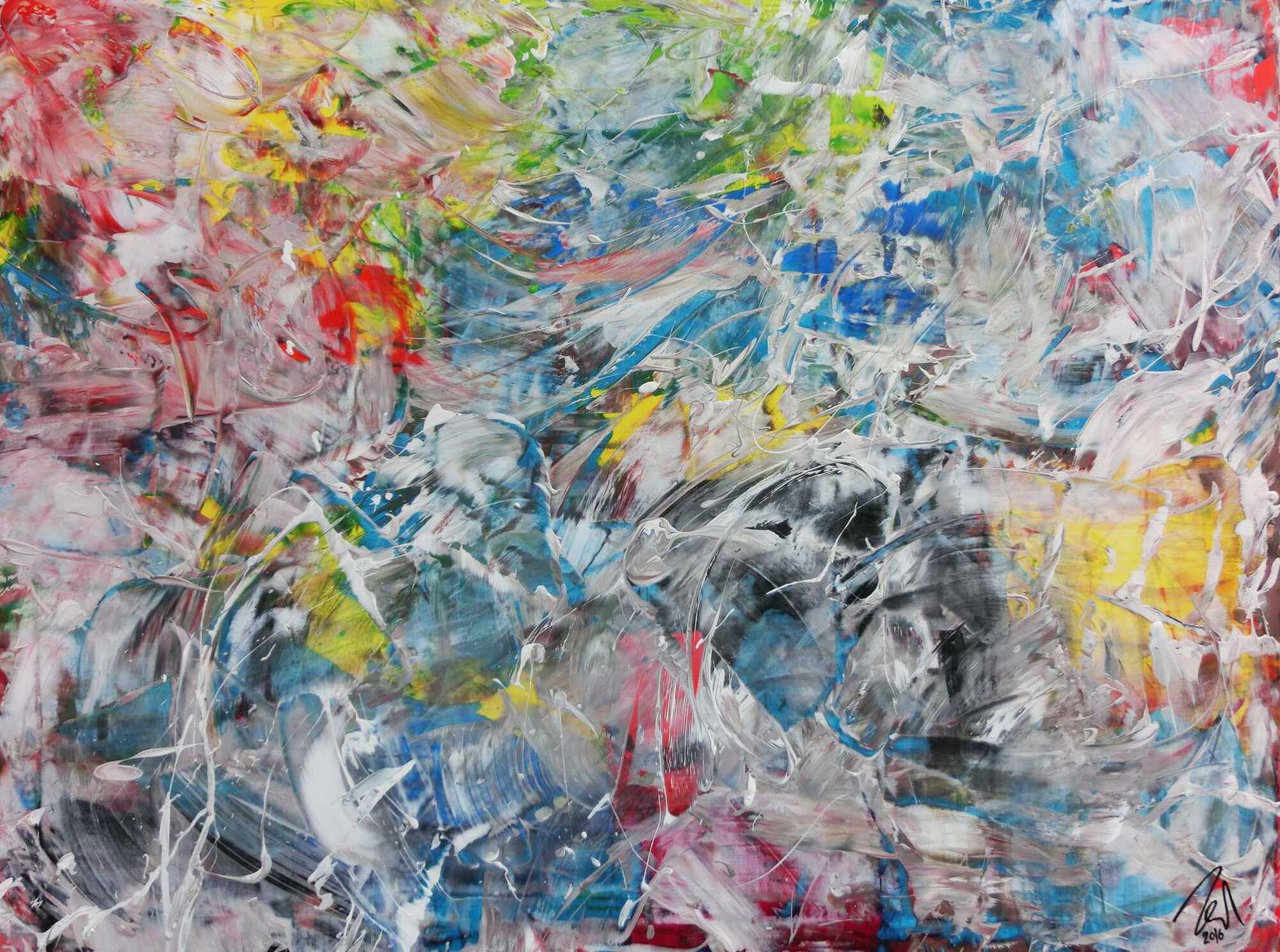 Abstraktes Original Nr. 796 von Alex Zerr