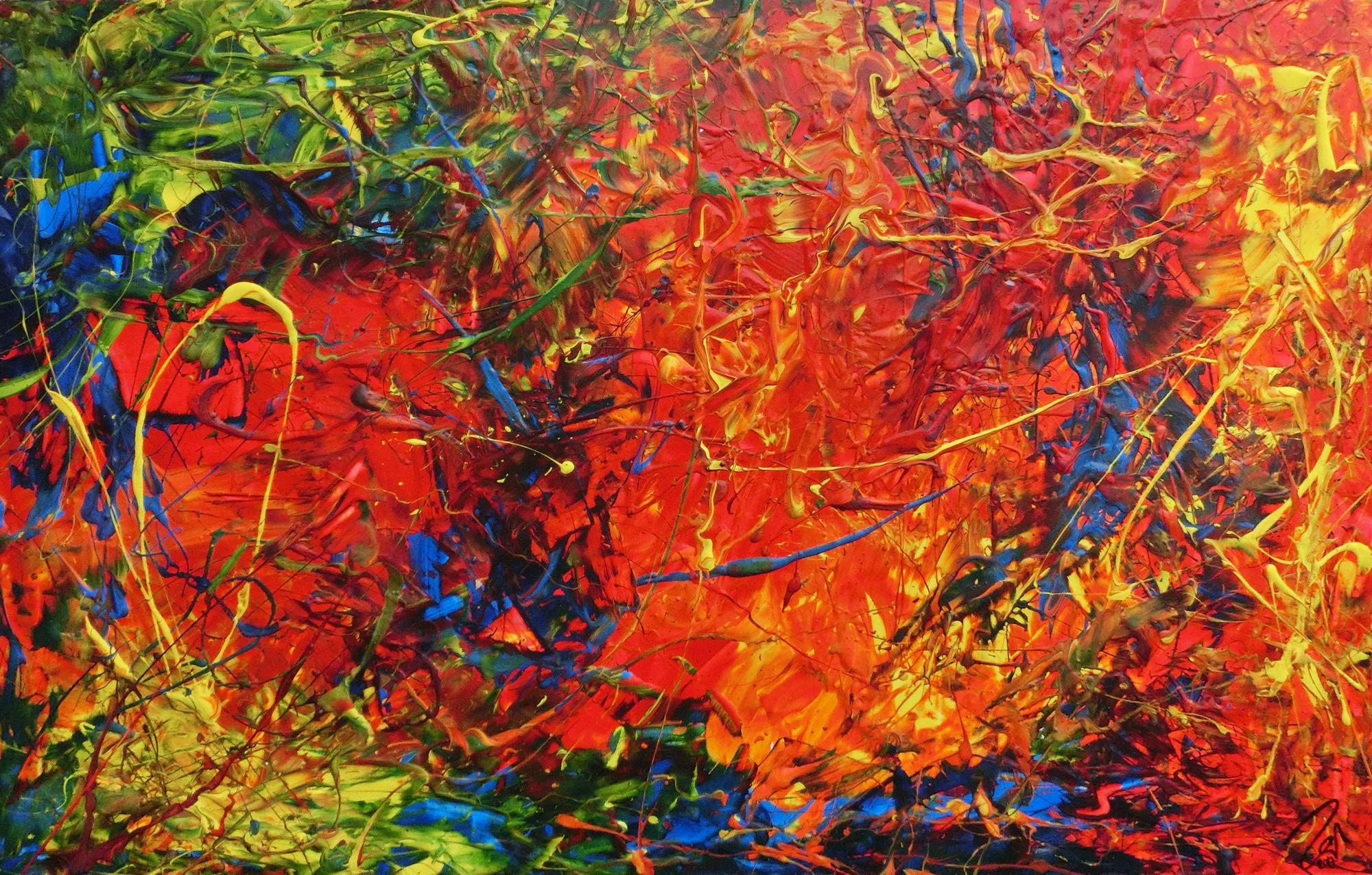 Abstract original No. 845 by Alex Zerr