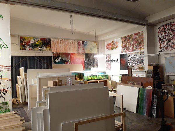 Im Atelier von Alex Zerr