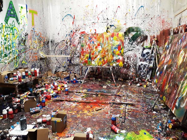 Im Atelier von Alex Zerr